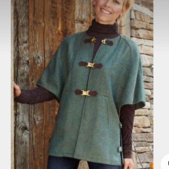 Soft Surroundings Hampstead Cape Jacket - Picture 1 of 11